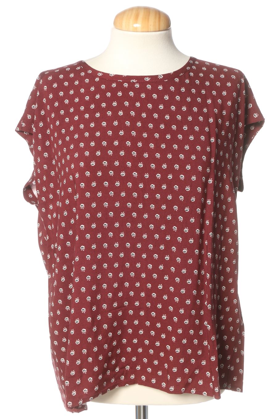 Blusa de manga corta de Abercrombie & Fitch de la talla M, de color estampado