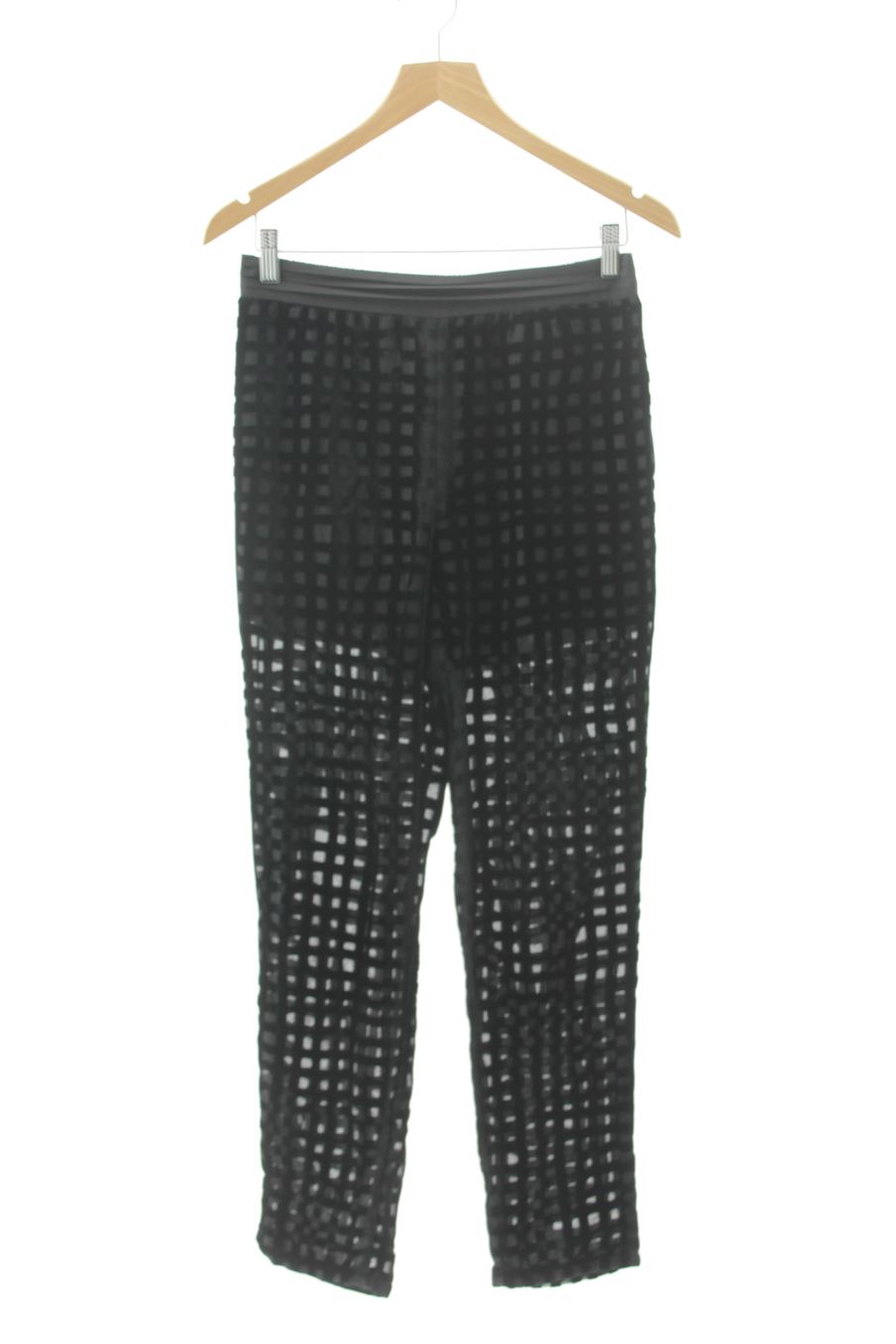 Pantalón Casual de Zara de la talla S, de color negro
