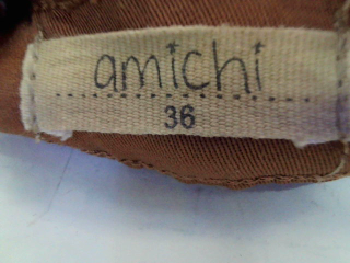 Jeans Amichi de la taille 36, de couleur marron de denim