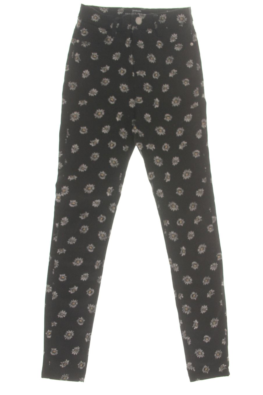 Vaqueros de Stradivarius de la talla 34, de color flores de ropa vaquera
