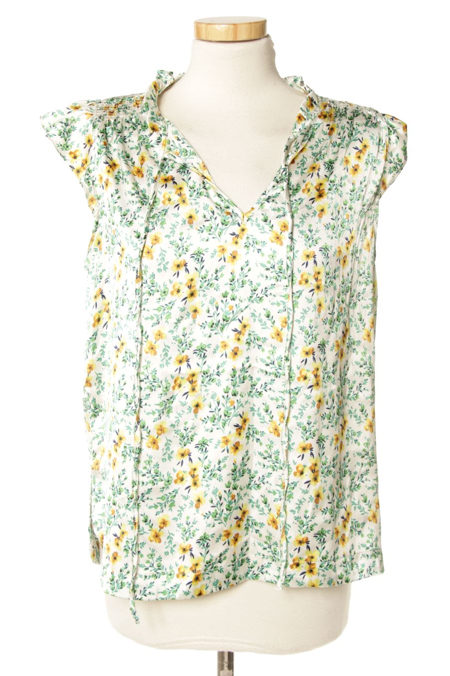 Blusa de manga corta de Sfera de la talla M, de color flores