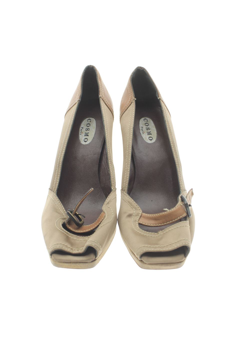 Zapatos de tacon de COSMO de la talla 40, de color marrón de
