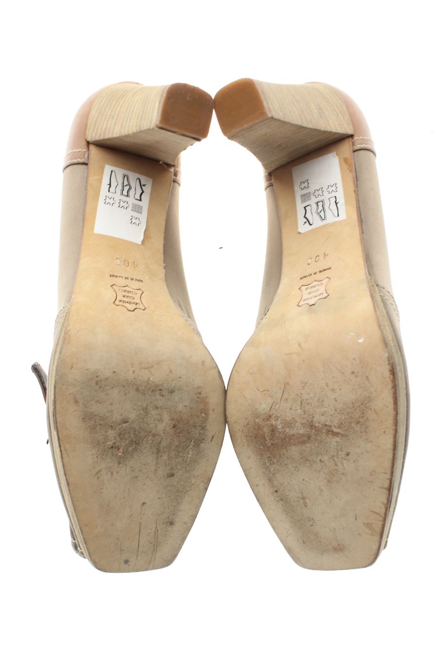 Zapatos de tacon de COSMO de la talla 40, de color marrón de