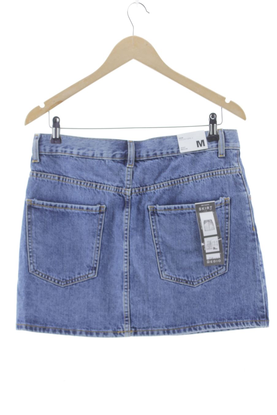 Jupe Easy wear de la taille M, de couleur bleu de denim