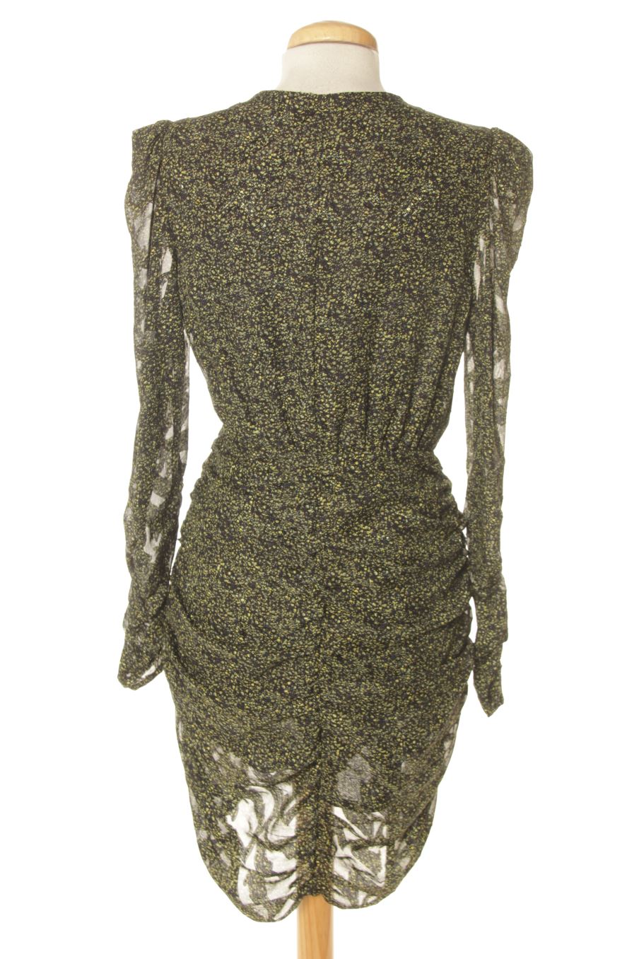 Vestito casual de Zara de la talla S, de color verde