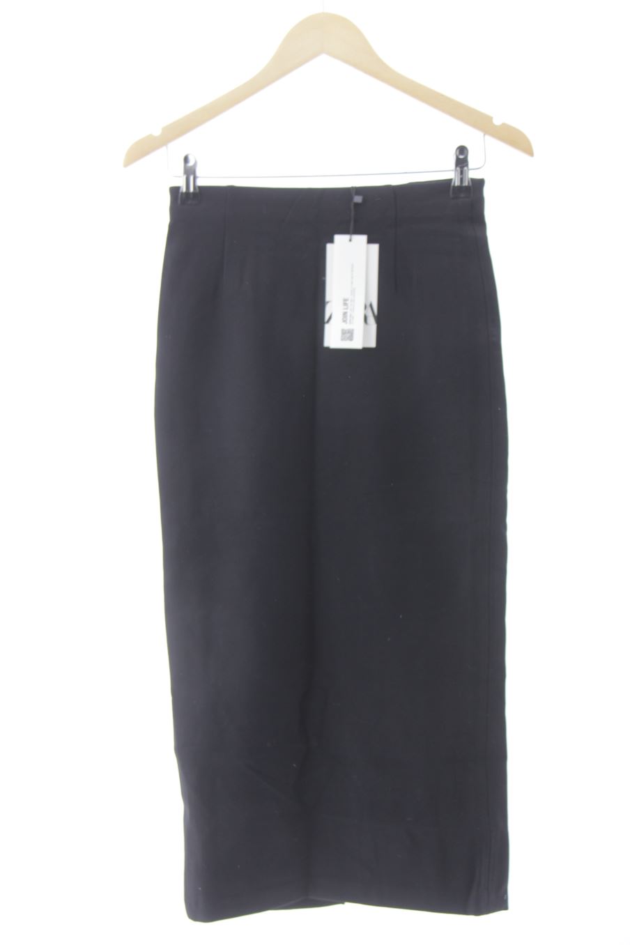 Falda de Zara de la talla XS, de color negro