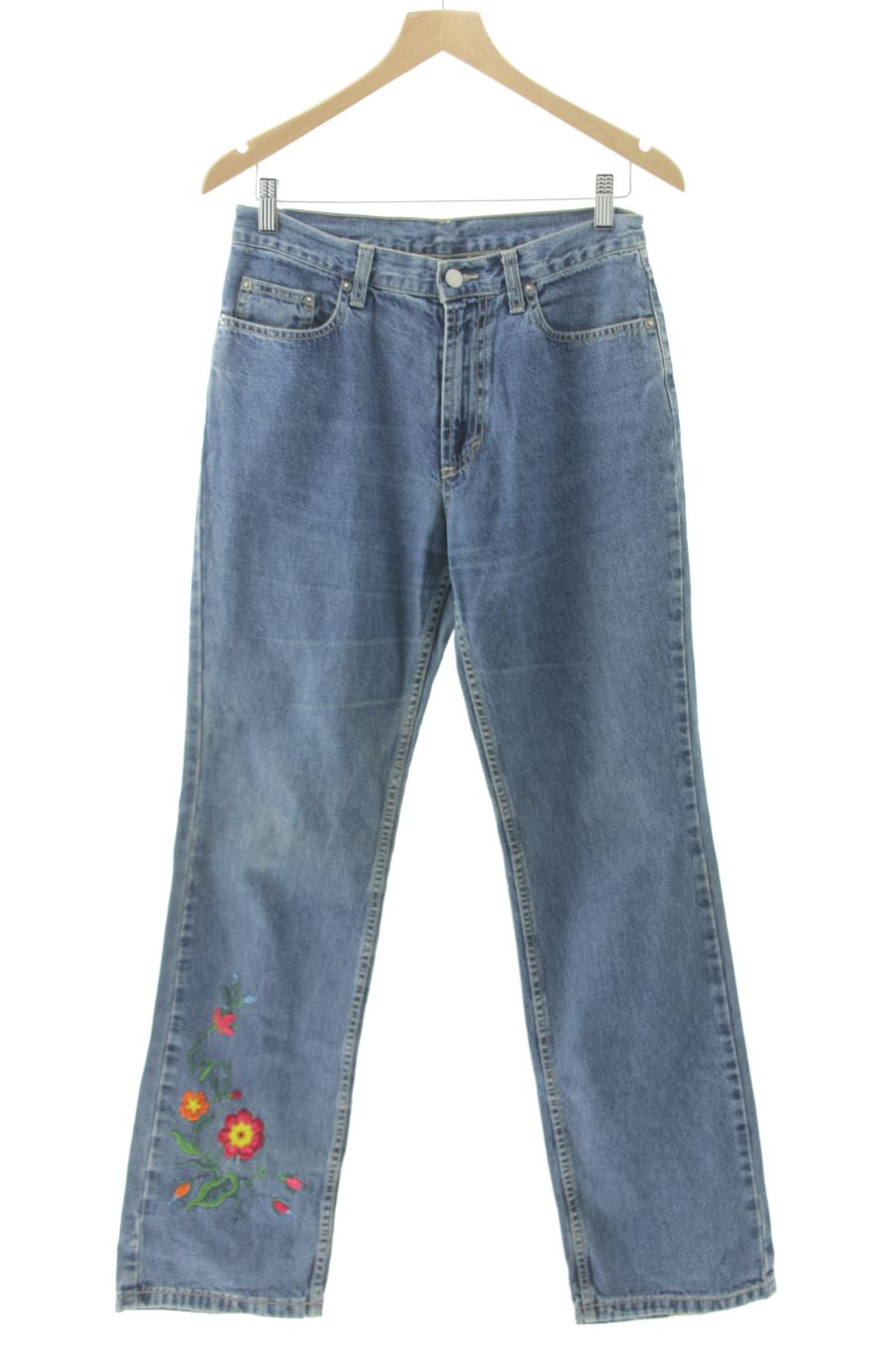 Jeans Benetton de la taille 40, de couleur bleu de denim
