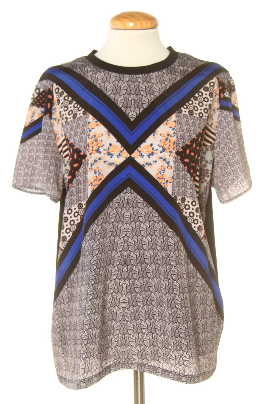 Blusa de manga corta de BIMBA Y LOLA de la talla L, de color estampado