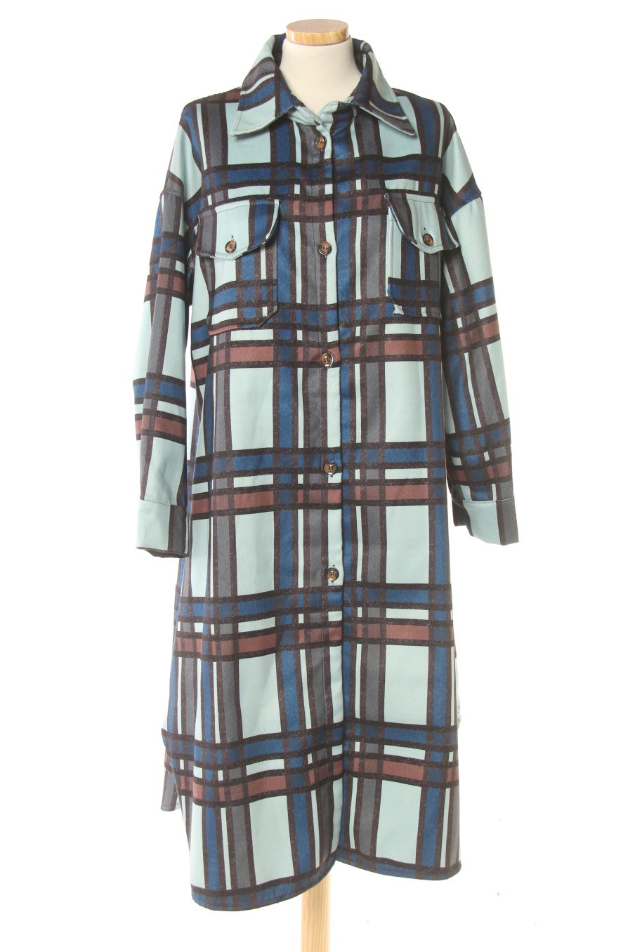 Vestido casual de PERCENTIL de la talla M, de color cuadros