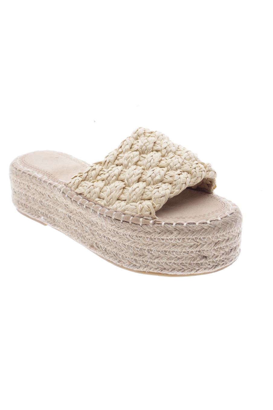 Plataformas de PERCENTIL de la talla 38, de color beige de
