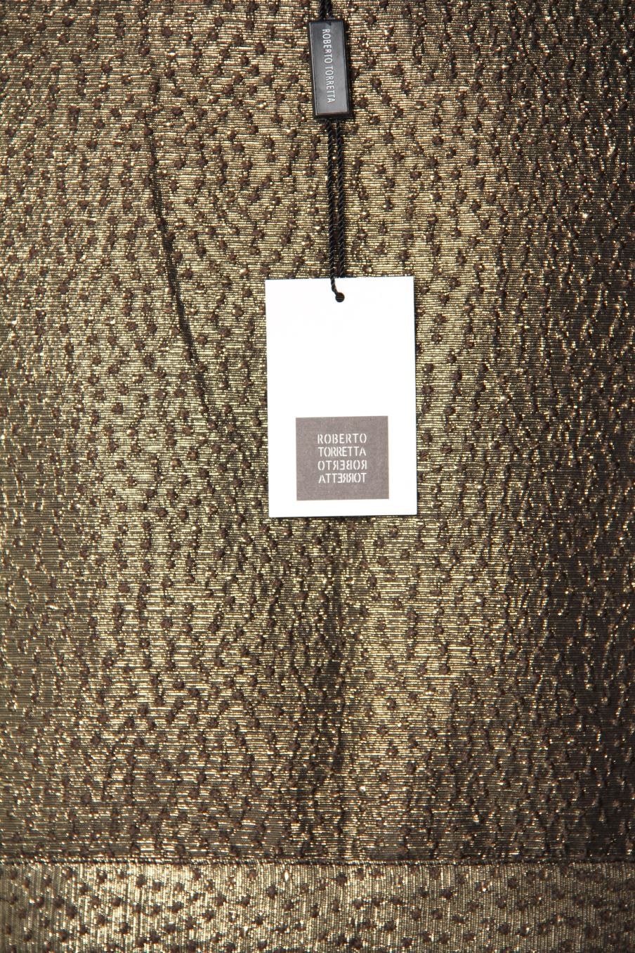 Robe Roberto Torretta de la taille 44, de couleur doré