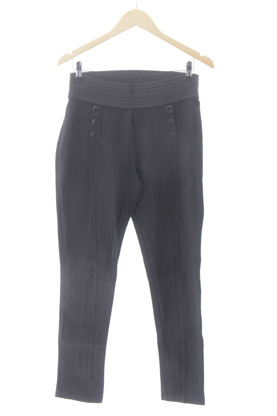 Pantalón Casual de Zara de la talla L, de color negro