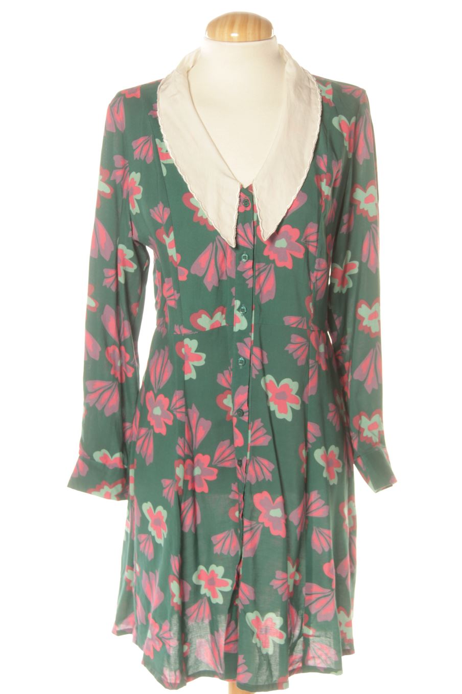 Robe casual kling de la taille M, de couleur vert