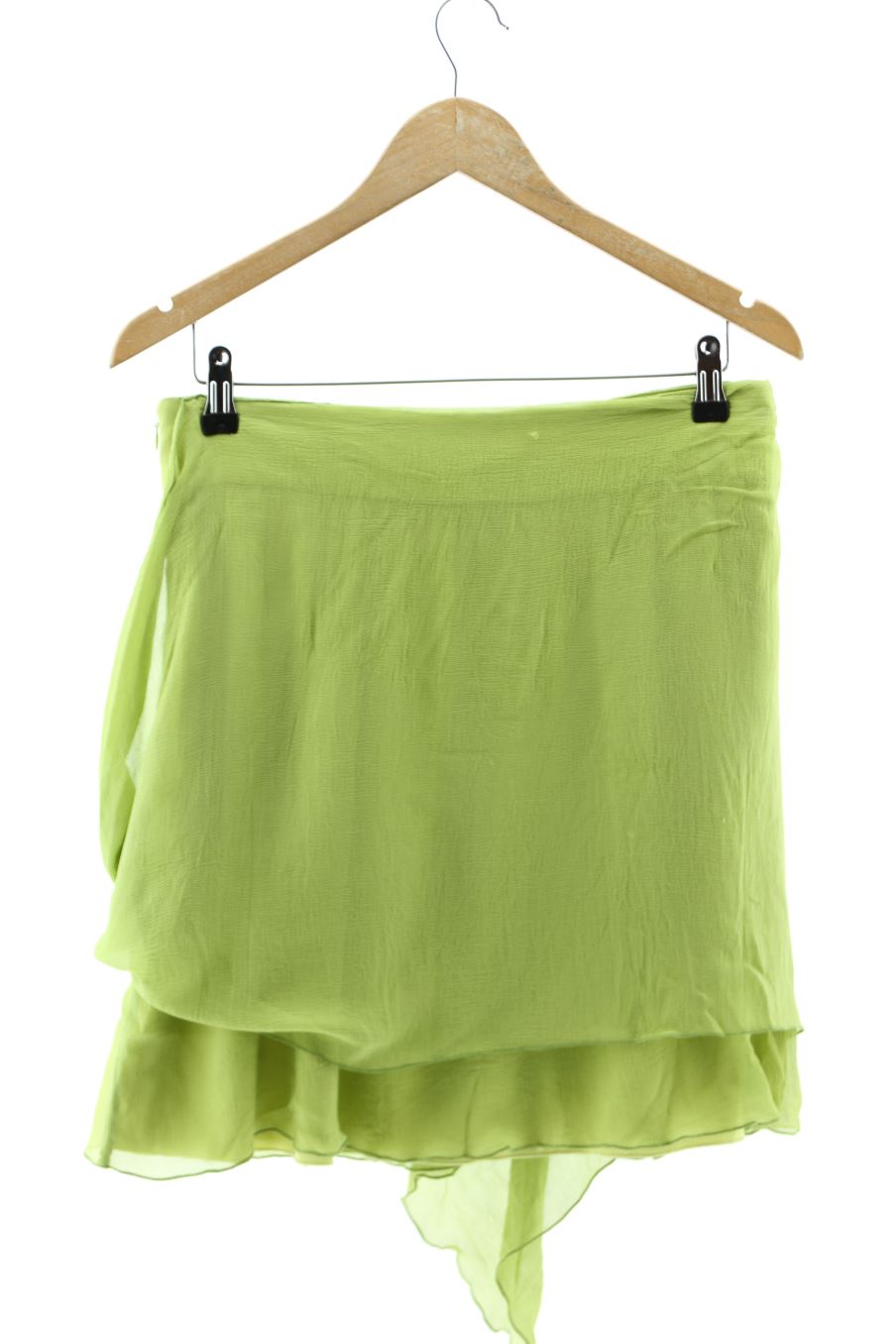 Jupe Roberto Torretta de la taille 40, de couleur vert de soie