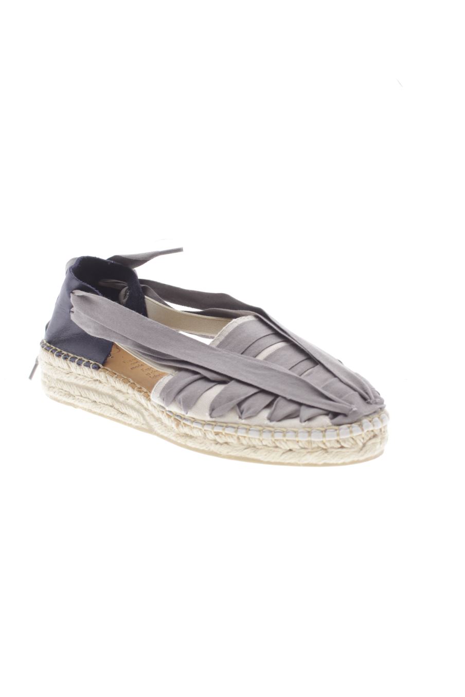 Sandalias planas de Naguisa de la talla 37, de color gris de
