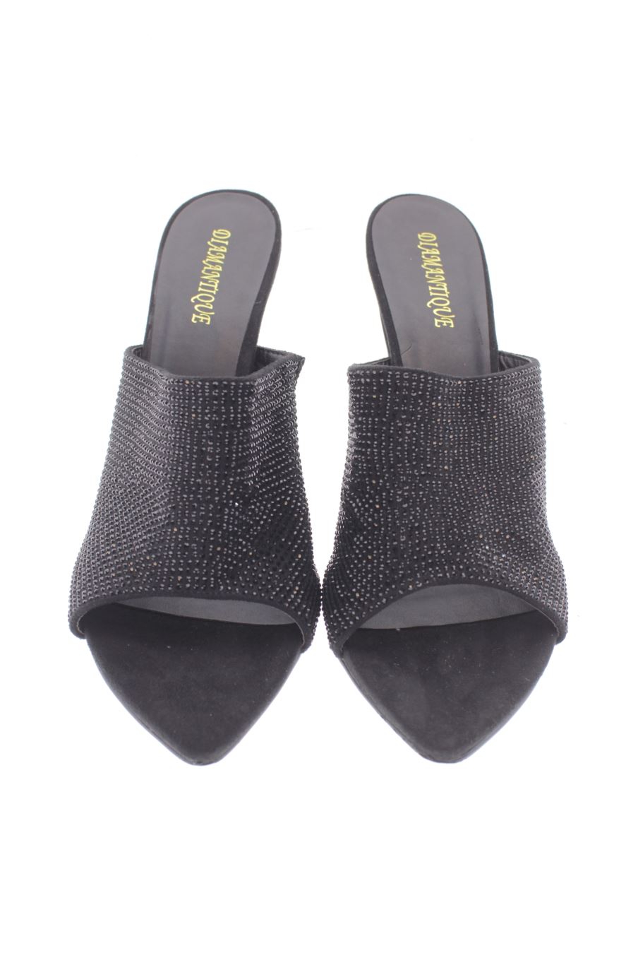 Sandalias tacon de Diamantique de la talla 41, de color negro de