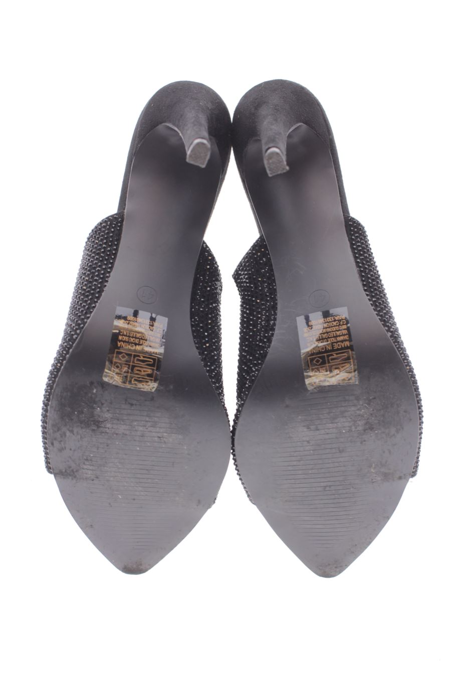 Sandalias tacon de Diamantique de la talla 41, de color negro de