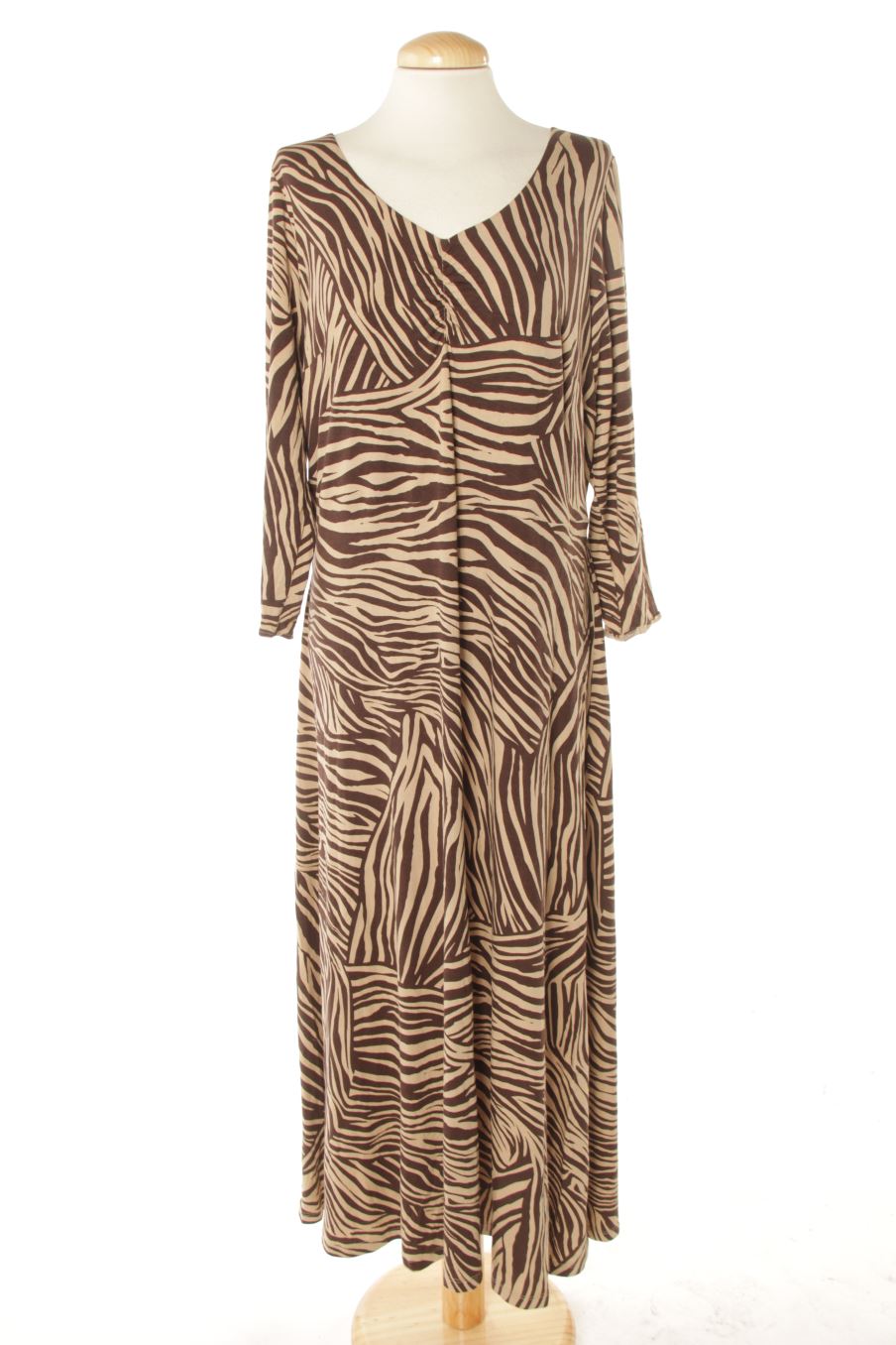 Robe casual H&M de la taille XL, de couleur animal print