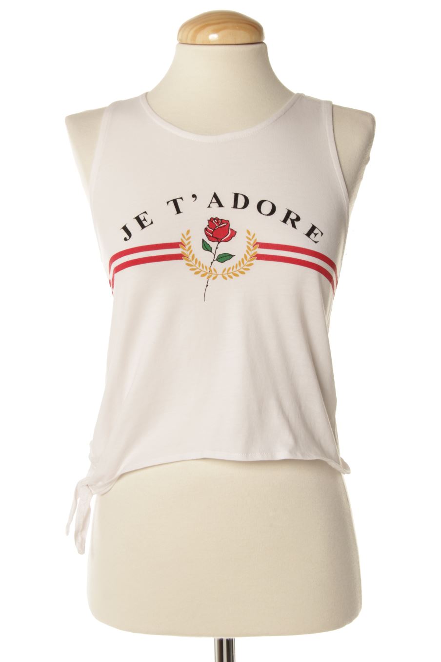 Camiseta sin mangas de H&M de la talla XS, de color blanco
