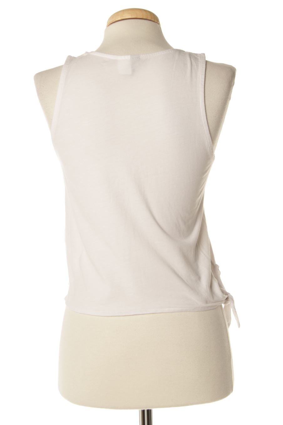 Camiseta sin mangas de H&M de la talla XS, de color blanco