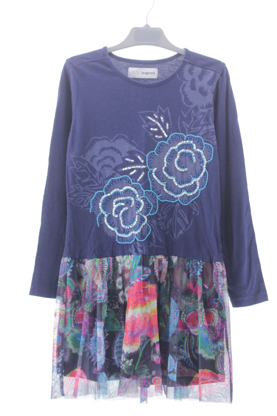 gebraucht Desigual Aufwändiges Kleid Größe 122