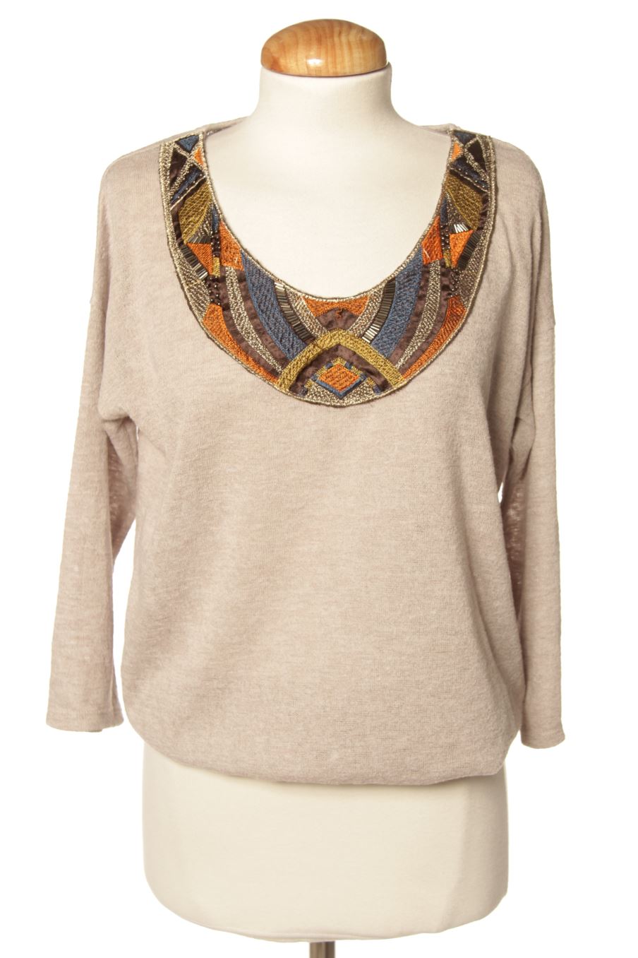 Pull Bréal Collection de la taille M, de couleur beige