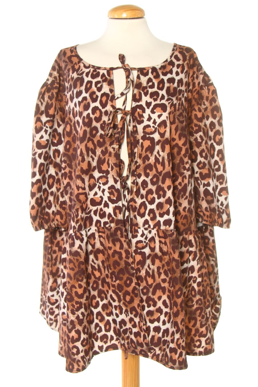 Blusa a maniche corte de PERCENTIL de la talla XXL, de color stampa animalier