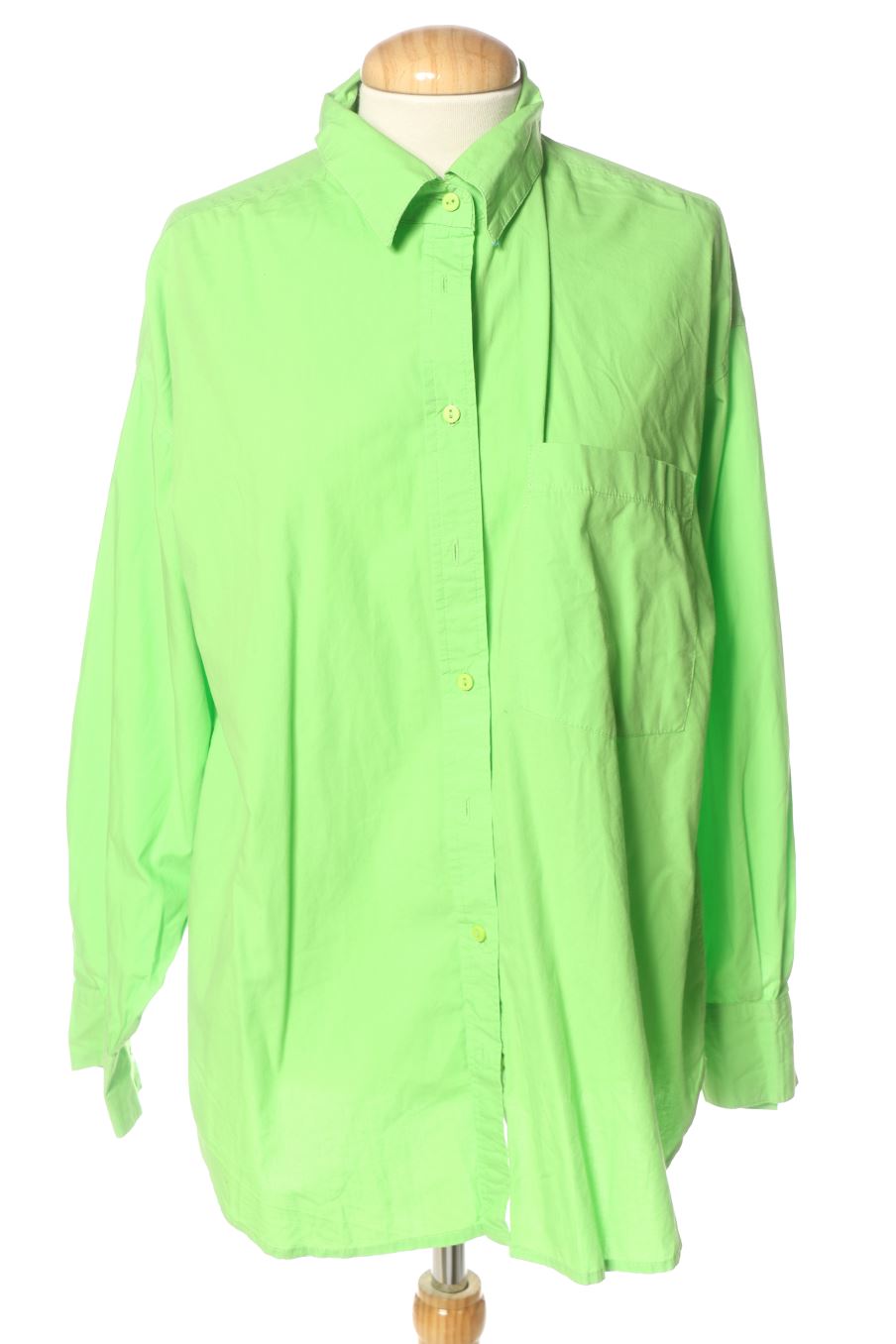 Camicia de Stradivarius de la talla M, de color verde