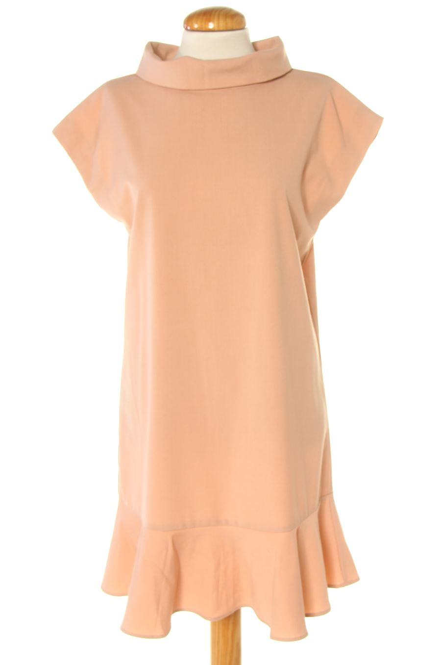 Einfaches Kleid von Zara Größe XS, Farbe Rosa, für