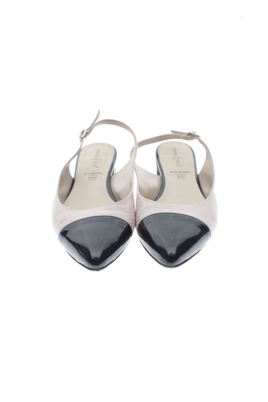 Sandalias planas de Daniela Vega de la talla 40, de color rosa de