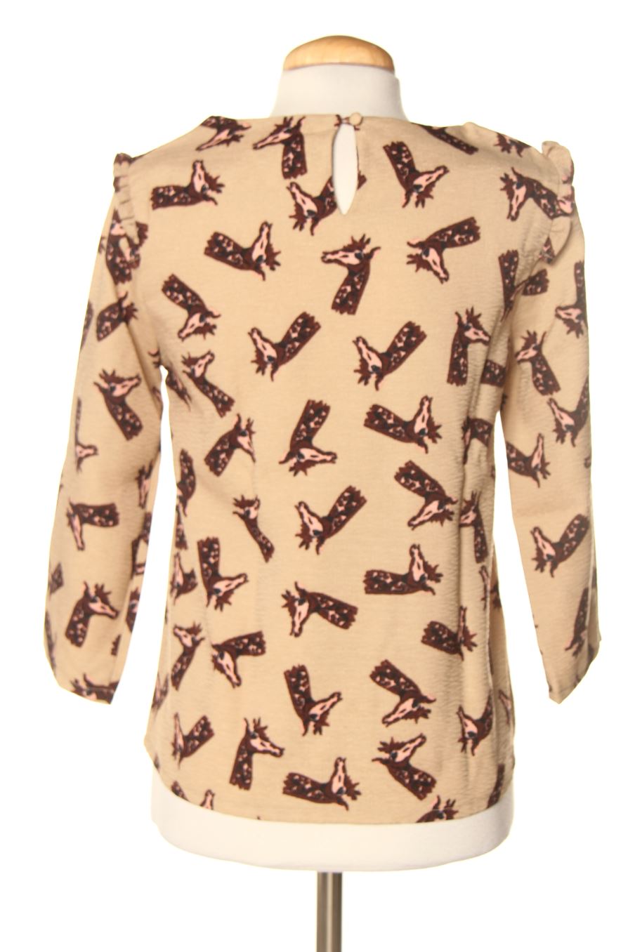 Blouse à manches longues Compañía Fantástica de la taille XS, de couleur imprimés