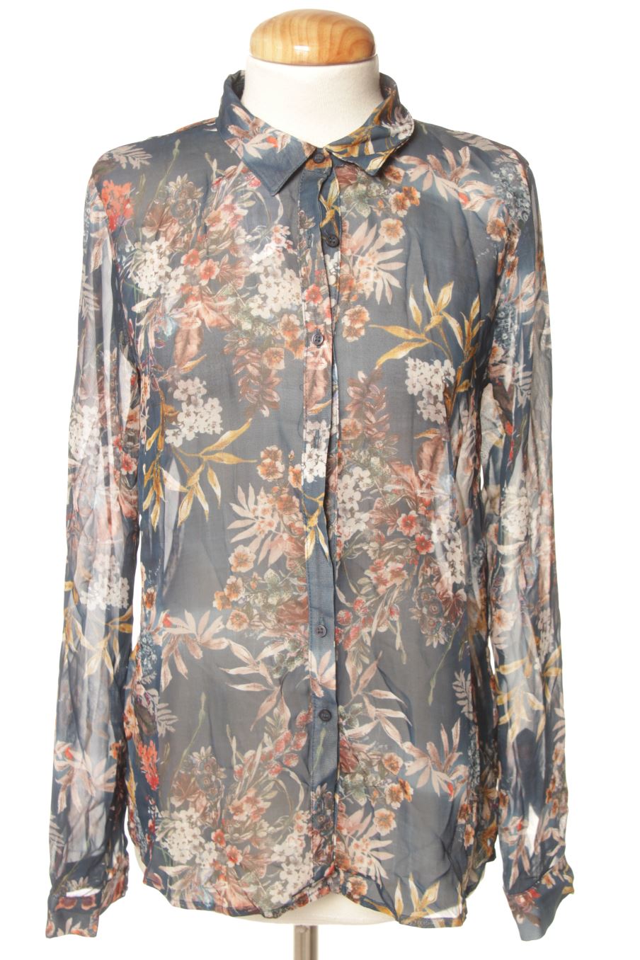 Camicia de Pull & Bear de la talla S, de color fiori
