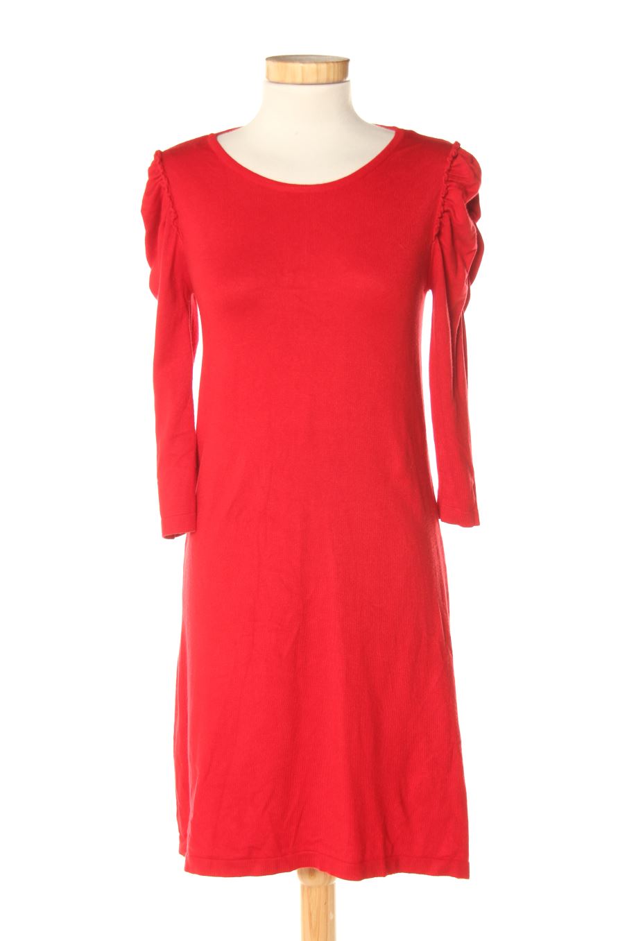 Vestido casual de Stradivarius de la talla S, de color rojo