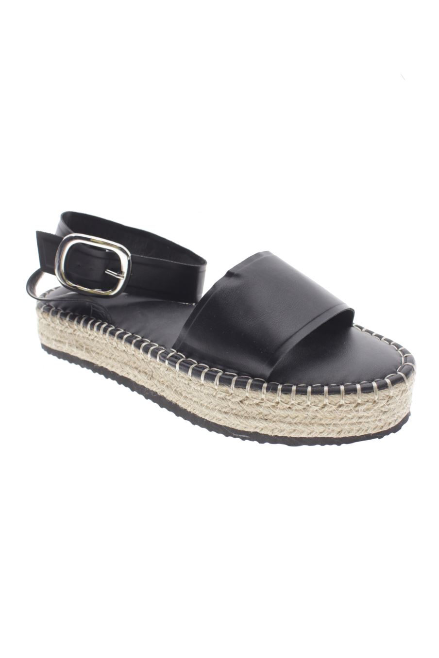 Sandalias planas de ASOS de la talla 43, de color negro de
