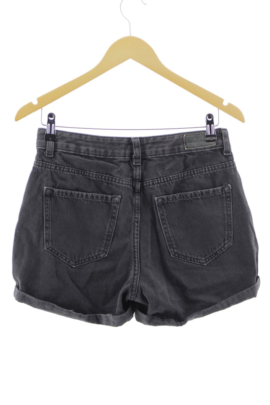 Pantalones cortos de Clockhouse (C&A) de la talla 38, de color negro de ropa vaquera