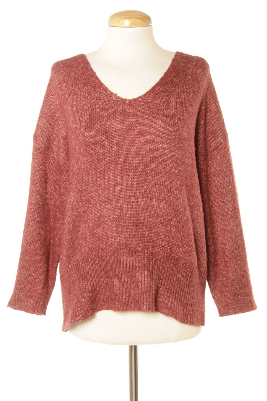 Maglione de Mango de la talla S de color bordeaux