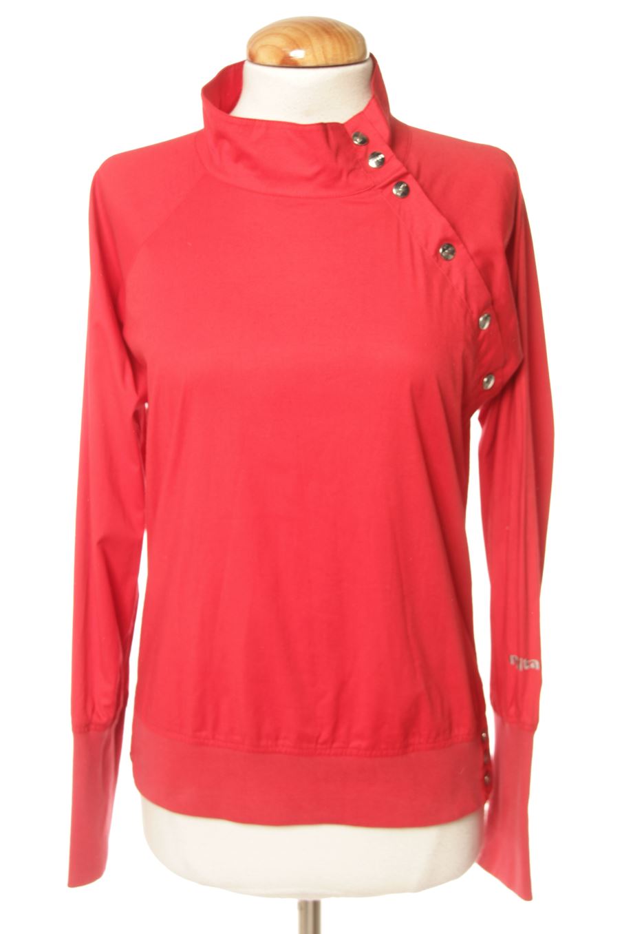 Langärmelige Bluse von Nikita Größe M, Farbe Rot, für