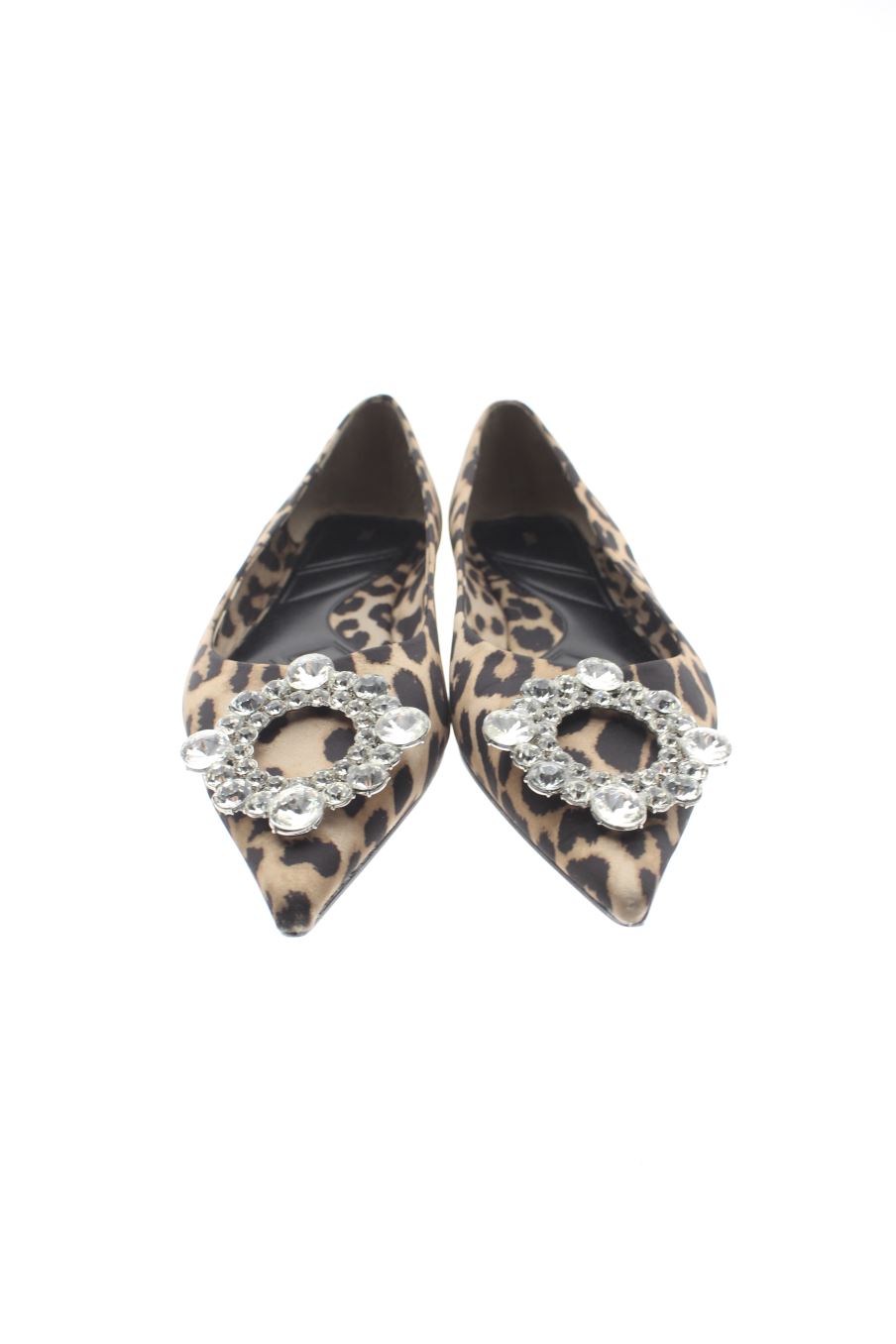 Bailarinas de Zara de la talla 38, de color animal print de