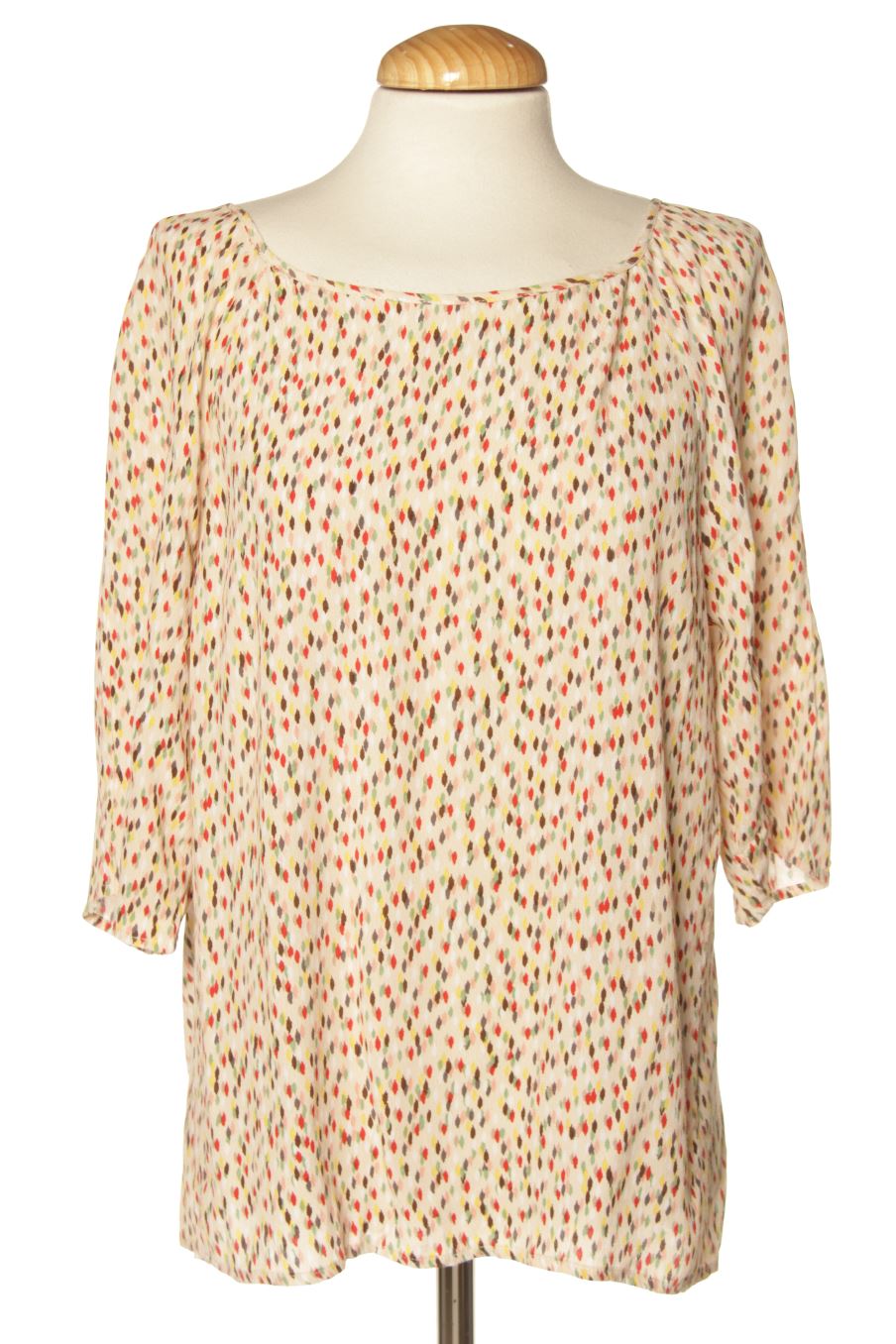 Blouse à manches courtes Promod de la taille 40, de couleur imprimés
