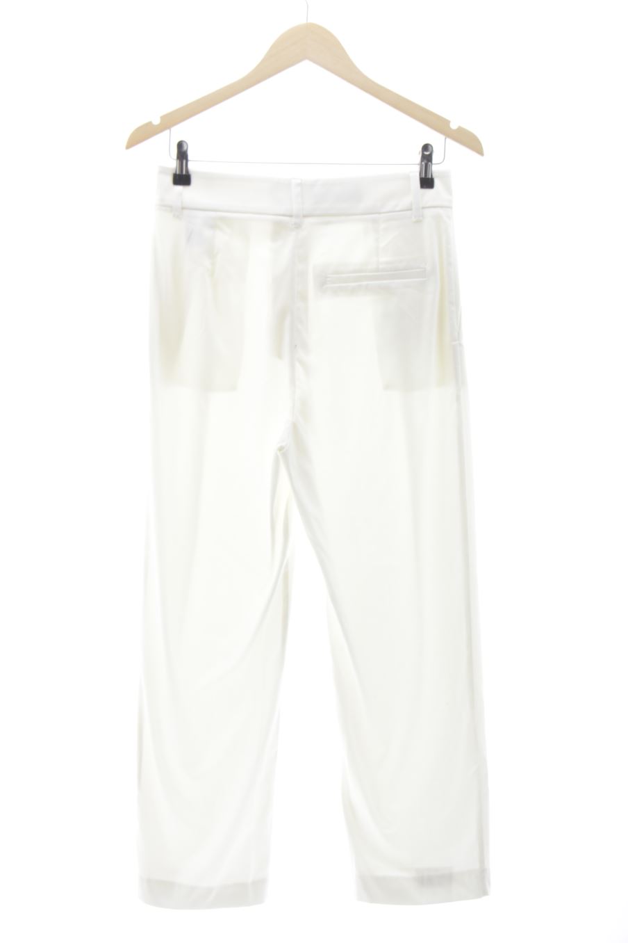 Pantalon Zara de la taille XS, de couleur blanc