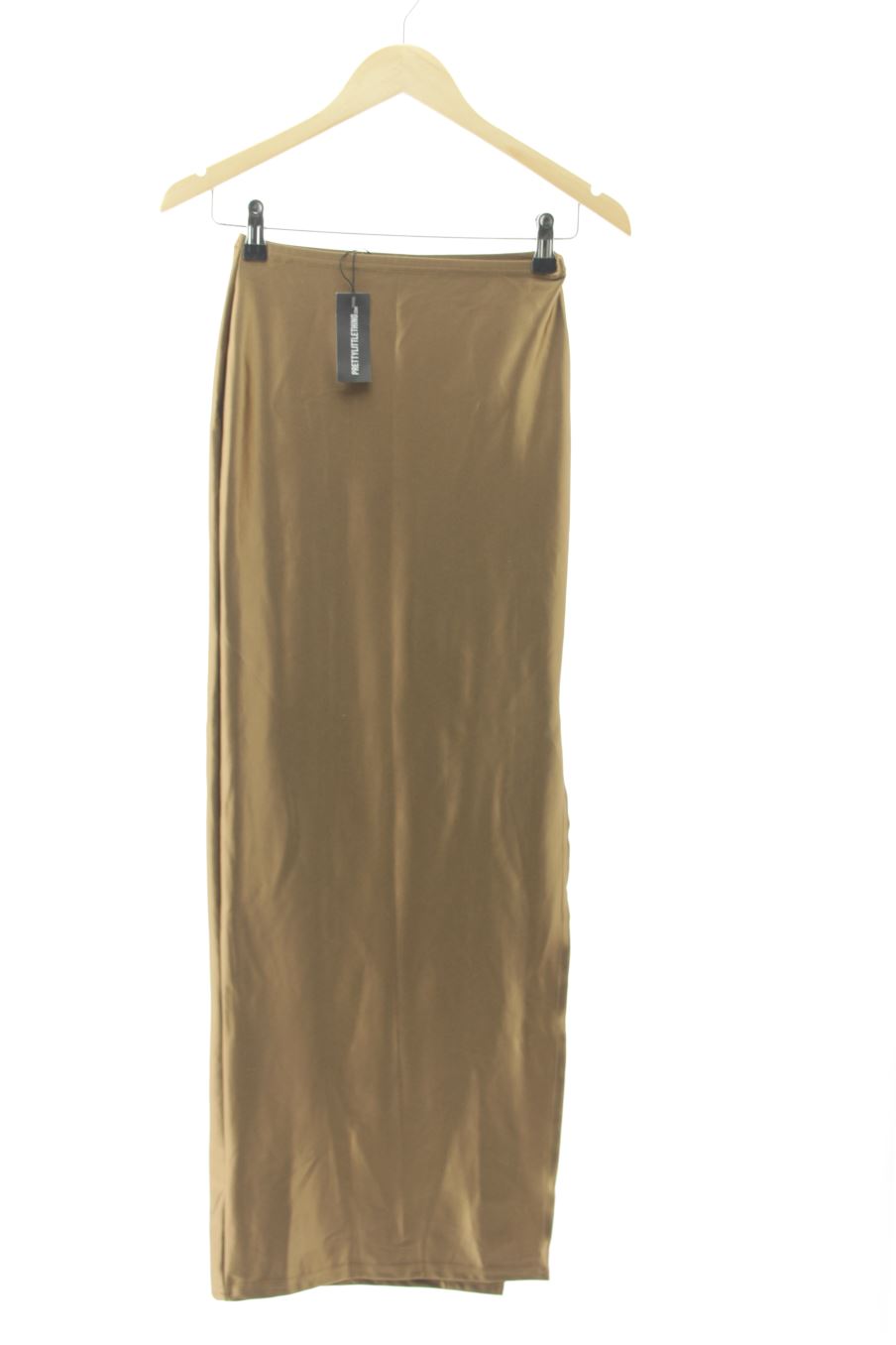 Aufwändiger Rock von PRETTYLITTLETHING Größe 34, Farbe Golden, für