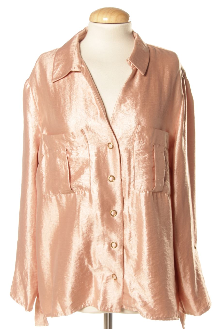 Chemise Cortefiel de la taille XL, de couleur rose