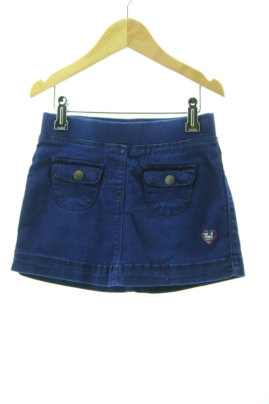 Jupe Terre de Marins de la taille 4 ans de denim de seconde main