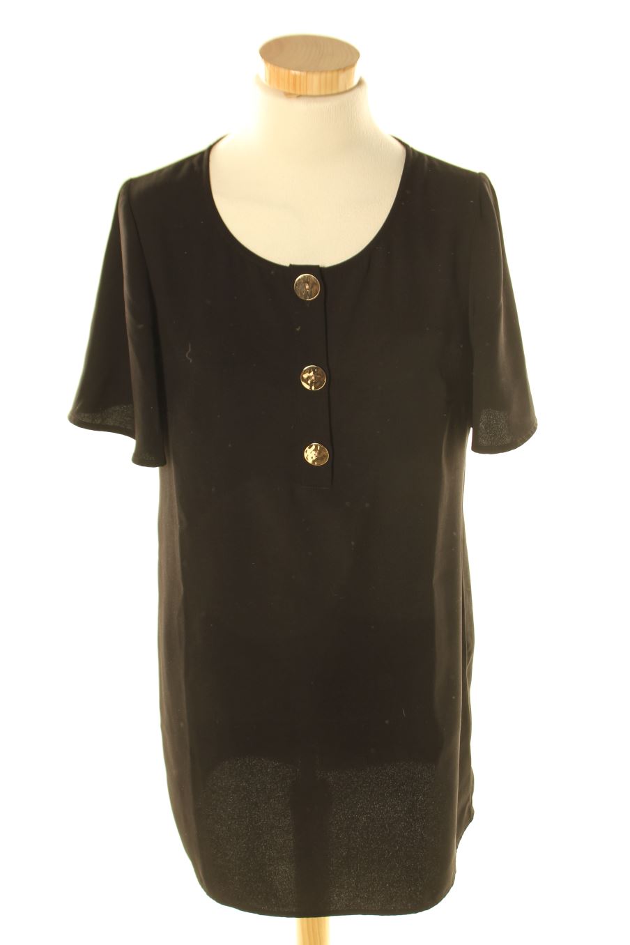 Robe casual Camaieu de la taille 38, de couleur noir
