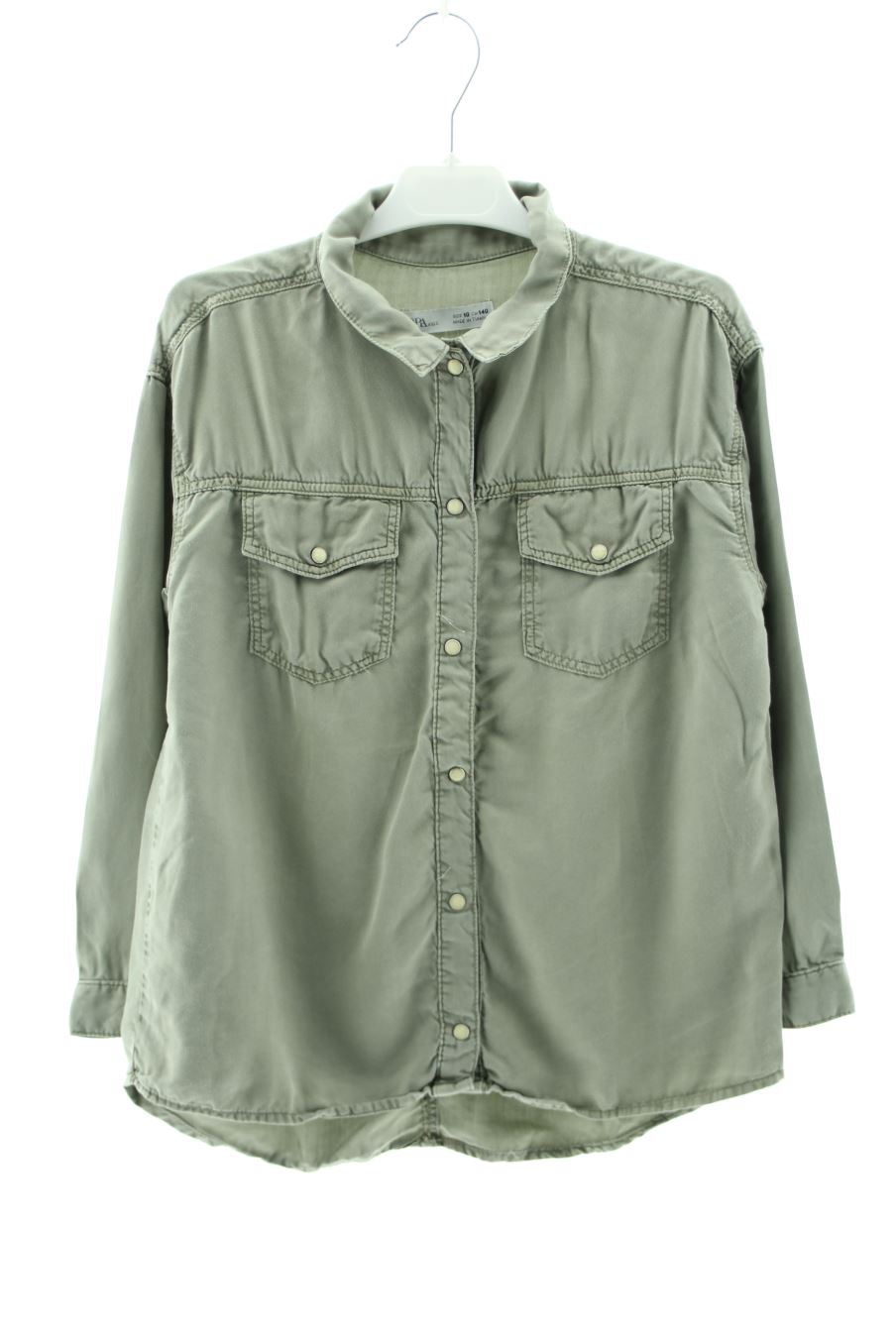 Chemise manches longues Zara de la taille 10 ans de seconde main