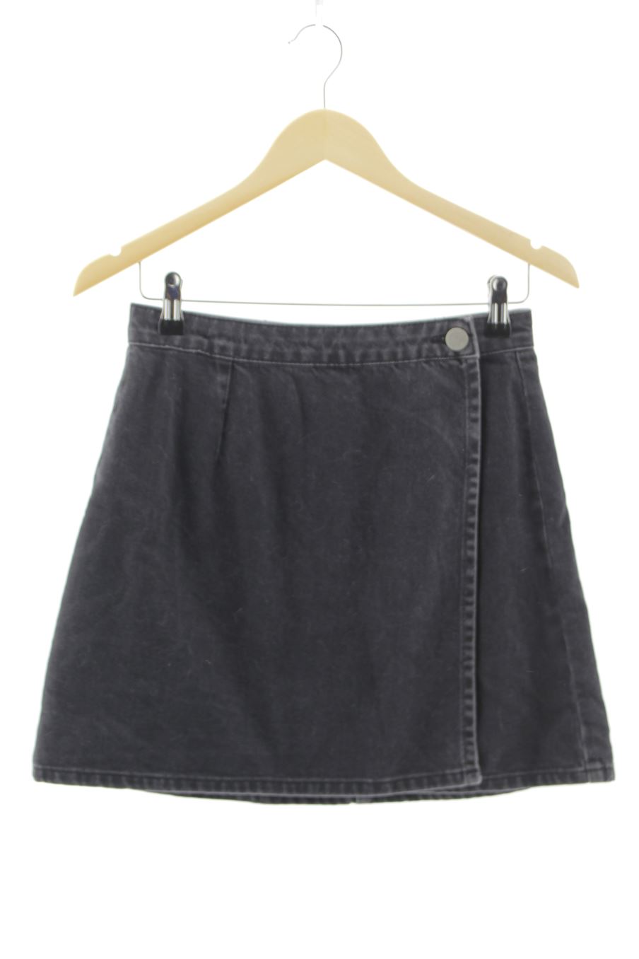 Falda de ASOS de la talla 38, de color negro de ropa vaquera