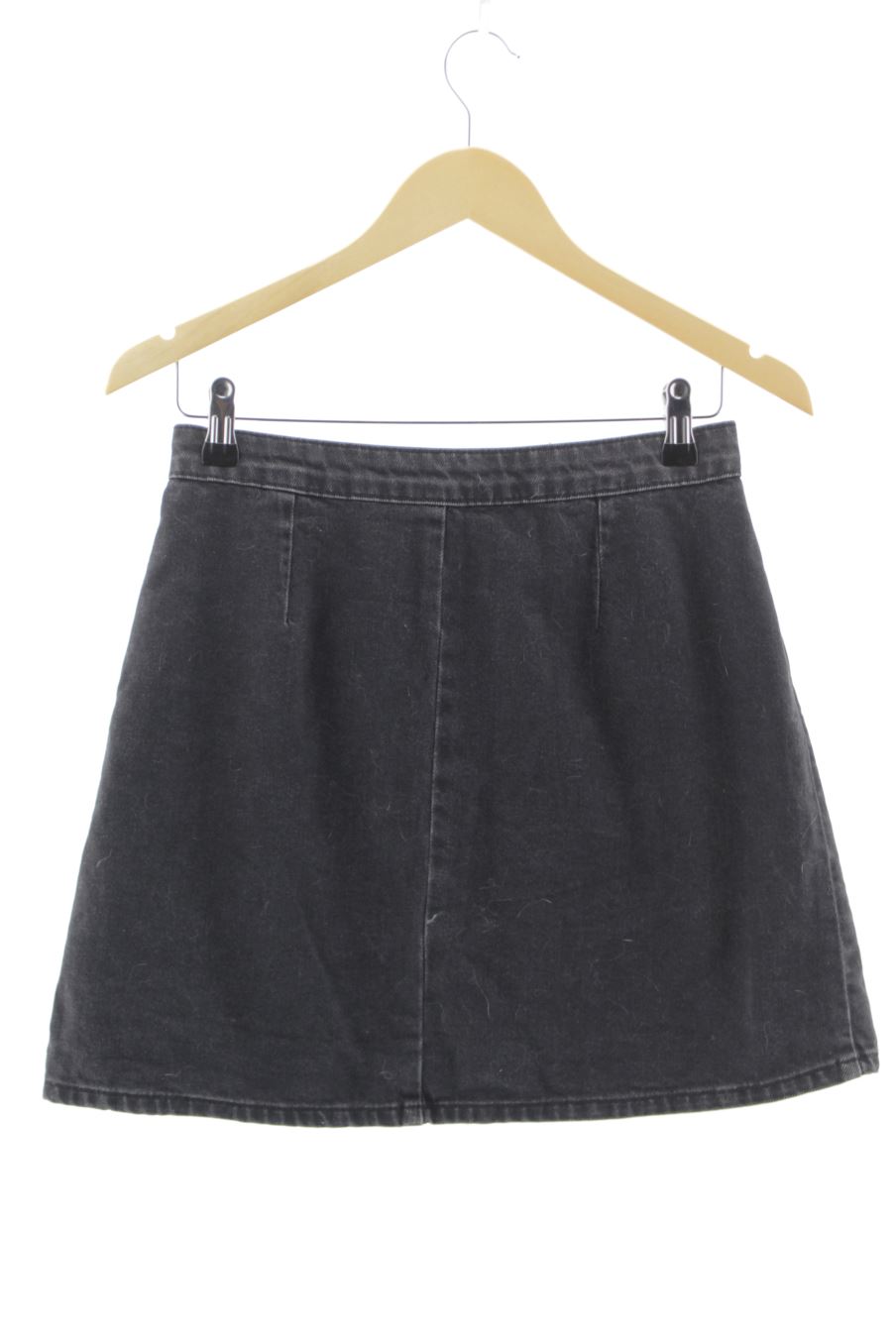 Falda de ASOS de la talla 38, de color negro de ropa vaquera