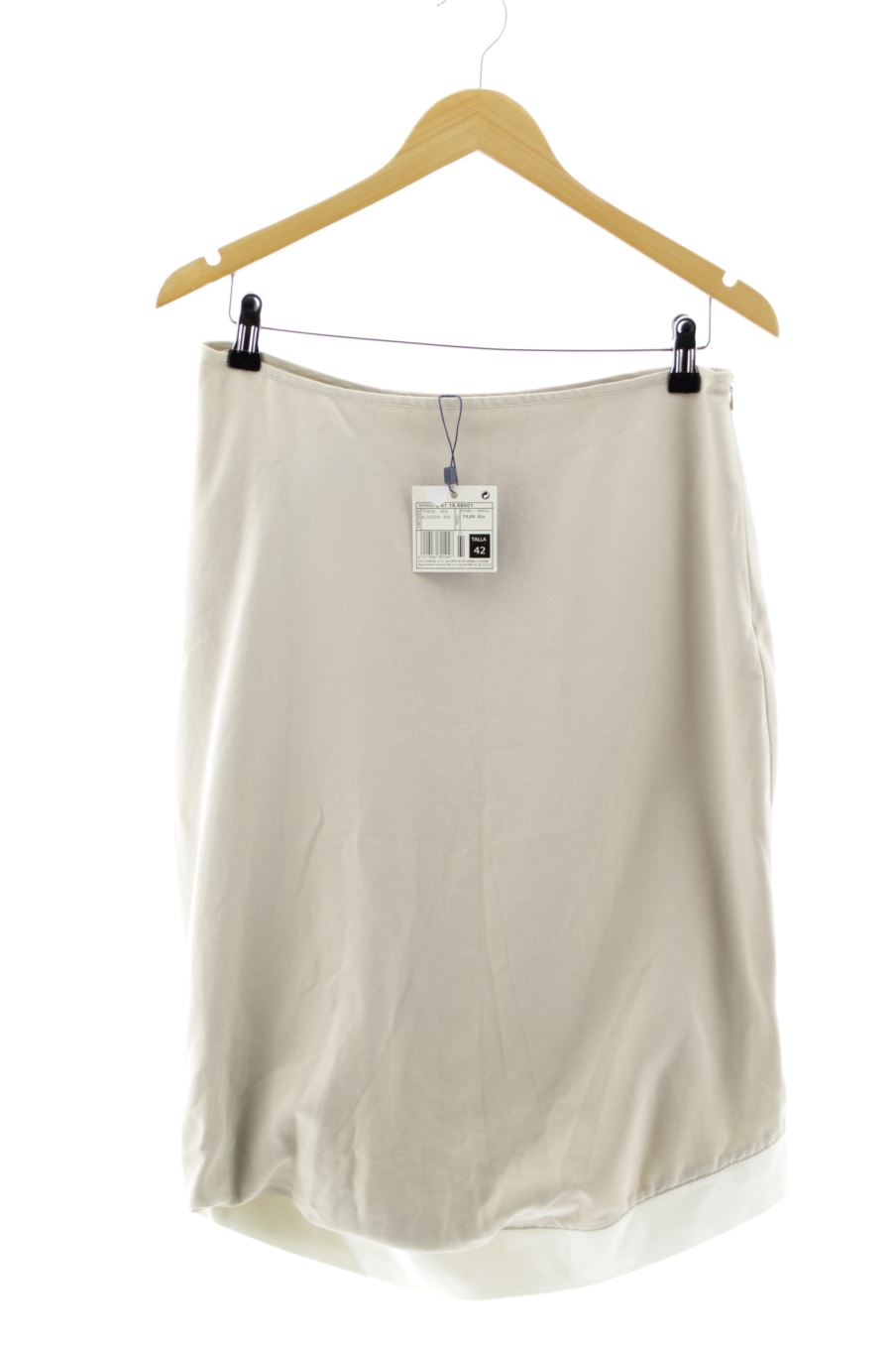 Jupe Adolfo Dominguez de la taille 42, de couleur beige