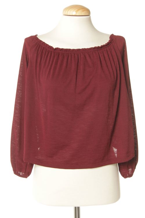 Blusa a maniche lunghe