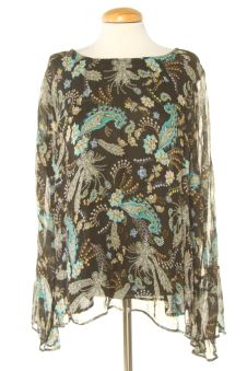 Blusa de manga larga XL Violeta (by Mango )